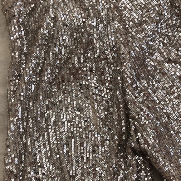 Sequin Flare Bell Bottom Pants High Waist XS - Picture 5 of 9